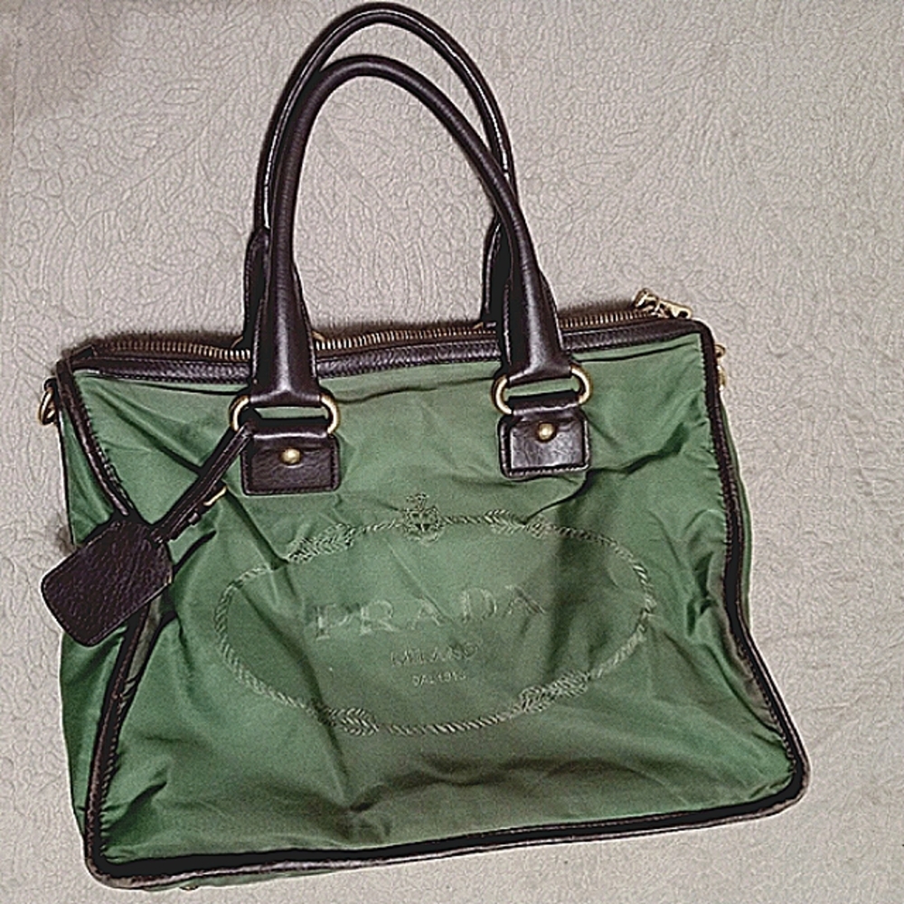 Prada Green Handbag purse